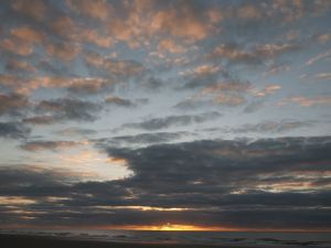 Not ending on a sunset photograph: dawn at Noah Beach, Queensland